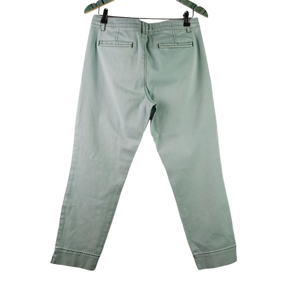 Pilcro and the Letterpress STET Crop Mint Chinos Pant Sz 30 - Picture 2 of 9